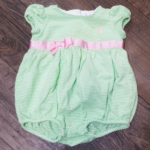 ralph lauren baby girl romper